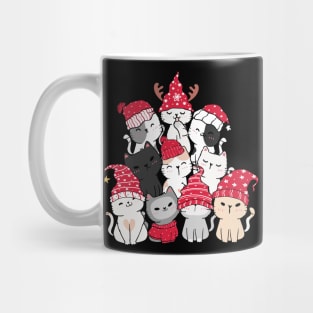 Merry Catmas Christmas Cat Tree Mug